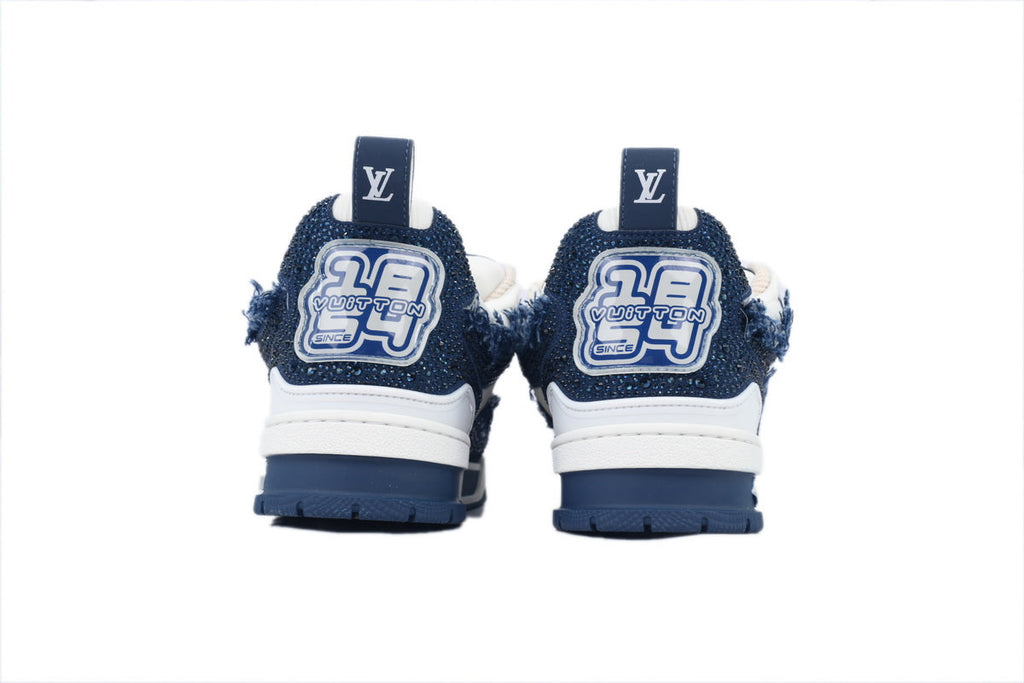 LOUIS VUITTON skate ma mao bleu diamant