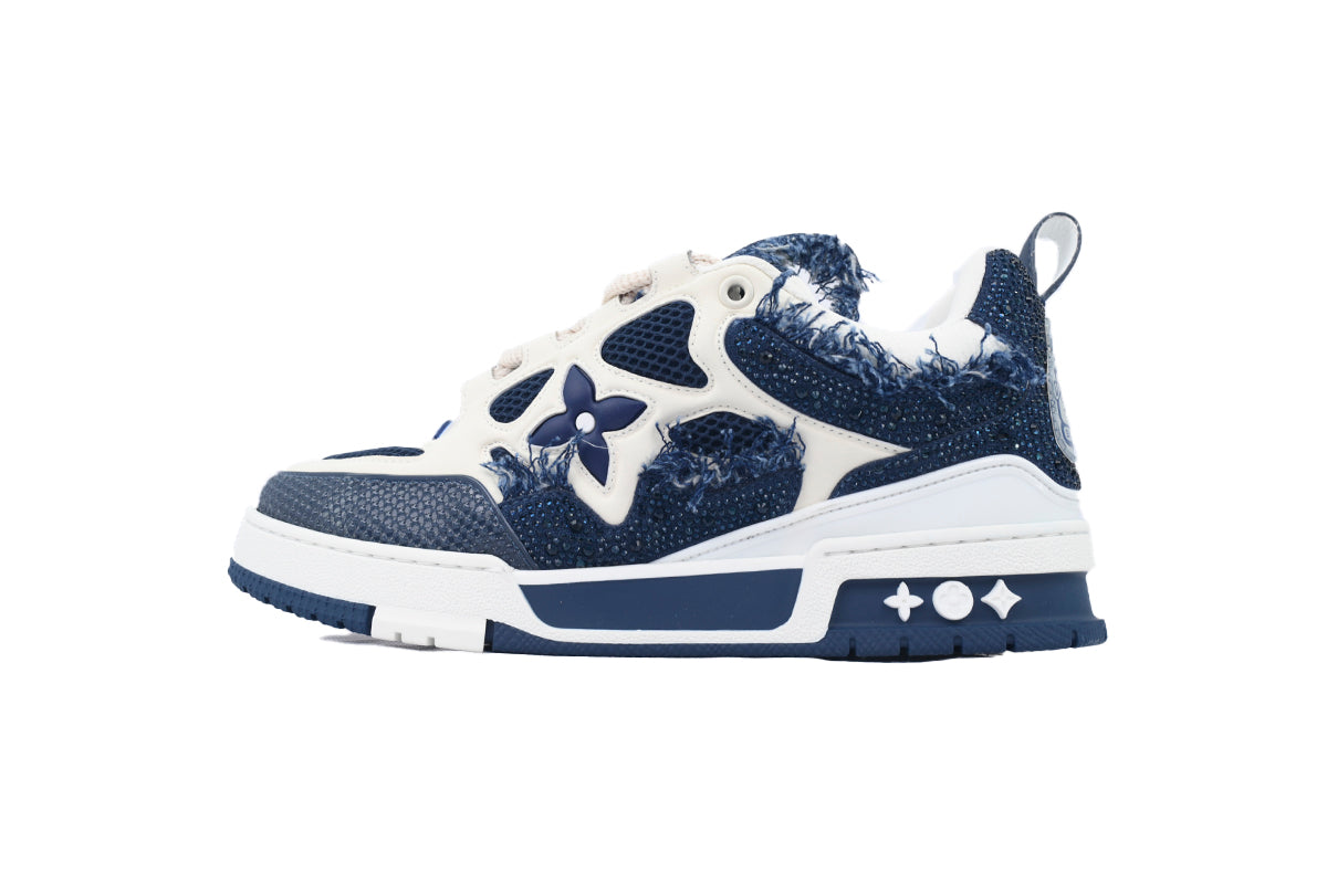LOUIS VUITTON skate ma mao bleu diamant