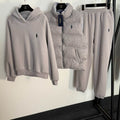 Ensemble 3 pièces – Survêtement sweat + pantalon + Veste sans manches RL